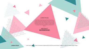 Çeşitli tasarım amaçları için soyut şekiller arka plan