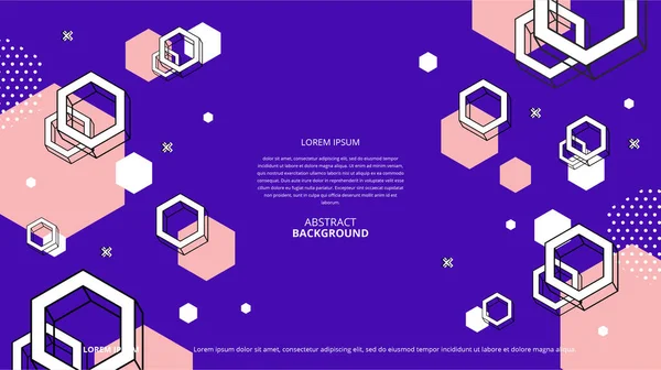 Çeşitli tasarım amaçları için soyut şekiller arka plan