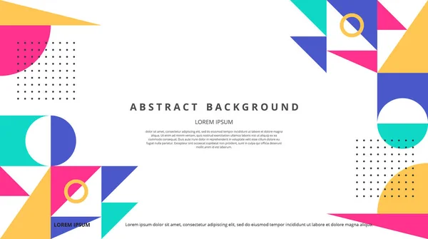 Abstract Shapes Background Various Design Purposes — Stock Vector