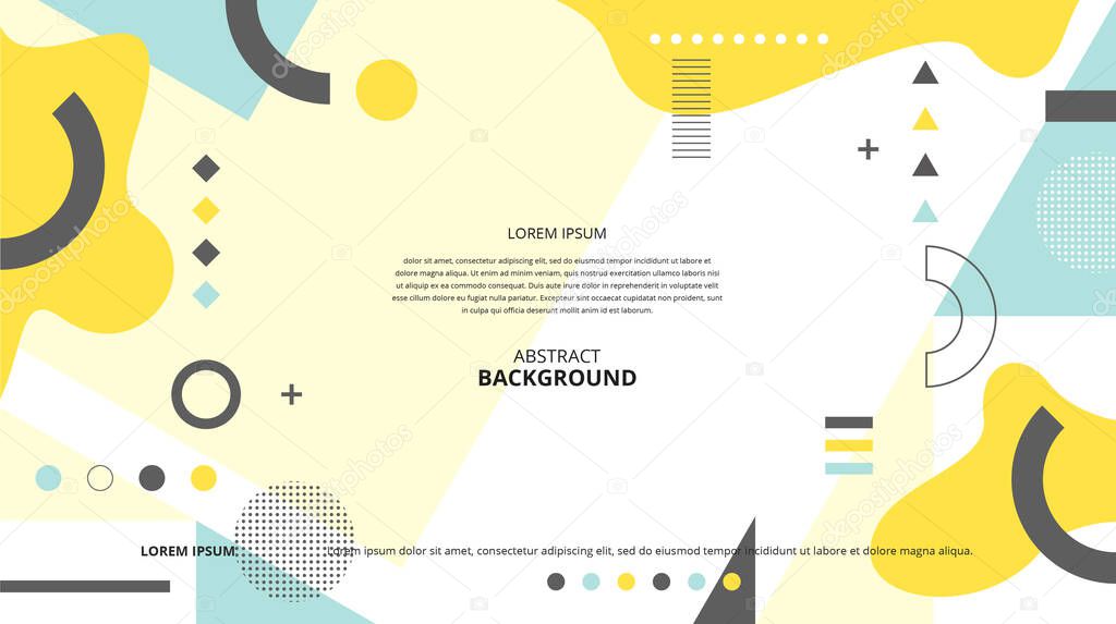 Abstract shapes background for various design purposes
