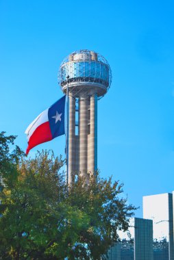 Reunion Kulesi, Dallas Texas Daley Plaza görüldüğü gibi