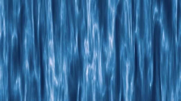 Formes Artificielles Bizarres Dans Des Tons Bleus Semblables Fumée Changeant — Video