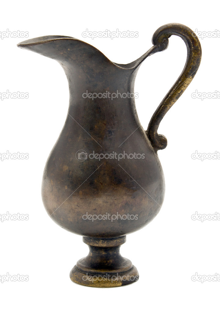 Old copper jug