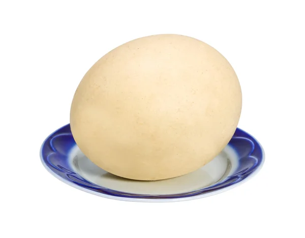 Huevo en un plato Fotos de stock libres de derechos