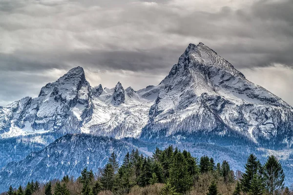 Macizo Watzmann Alpes Berchtesgaden Baviera Foto Alta Calidad —  Fotos de Stock