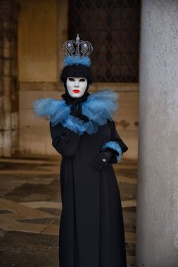 Saint Marks Meydanı, İtalya 'da geleneksel maskeli kostümler. Yüksek kalite fotoğraf