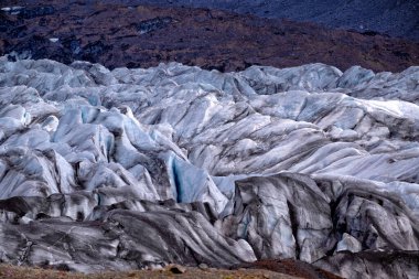 Buzul. Okyanustaki güzel volkanik ada. İzlanda. Yüksek kalite fotoğraf