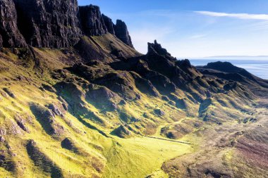 Beuatiful Scotland landscape from a birds-eye view. High quality photo