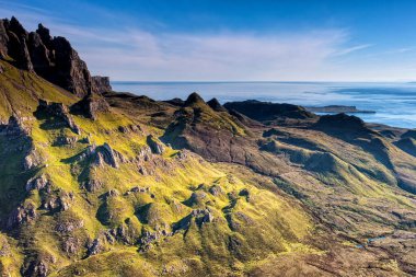 Beuatiful Scotland landscape from a birds-eye view. High quality photo