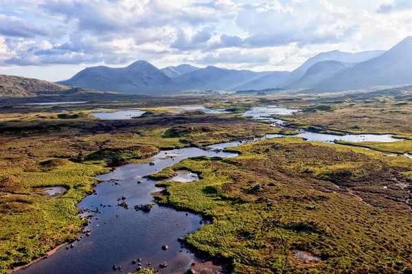 Beuatiful Scotland Landscape Birds Eye View High Quality Photo — Fotografia de Stock