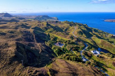 Beuatiful Scotland landscape from a birds-eye view. High quality photo