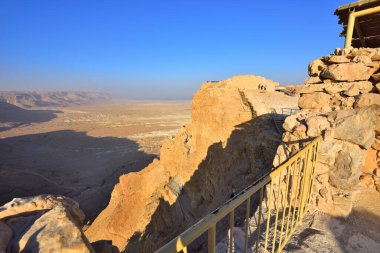 Holy Land of Israel. The Fortress Massada. High quality photo