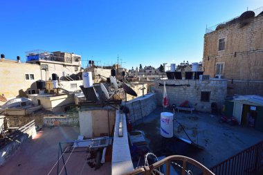 Holy Land of Israel. Jerusalem Ramparts walk views. High quality photo