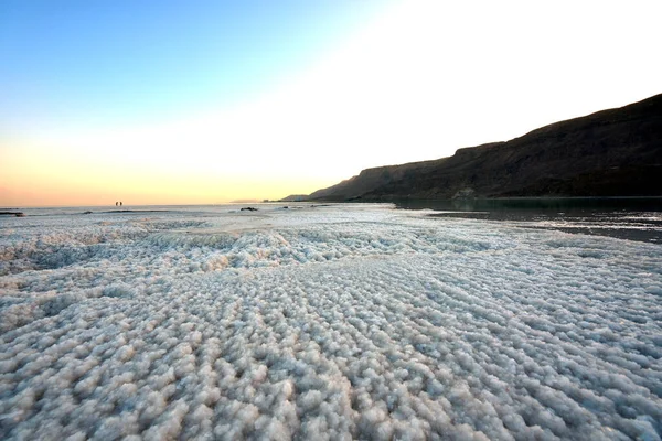 Holy Land Israel Salt Ice Dead Sea Ein Bokek High — Foto Stock