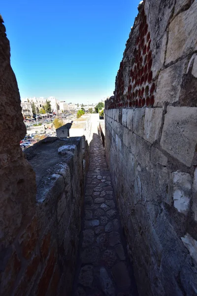 Holy Land Israel Jerusalem Ramparts Walk Views High Quality Photo — ストック写真