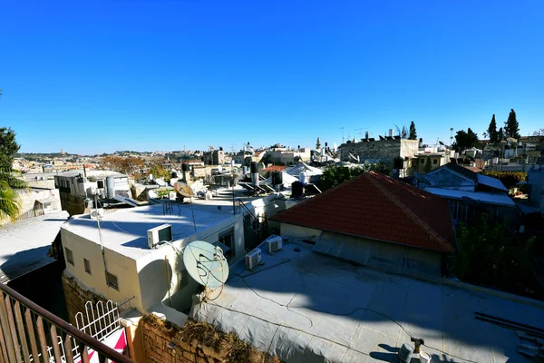 Святая Земля Израиля Иерусалимские Валы Пешеходные Виды Высокое Качество Фото — стоковое фото