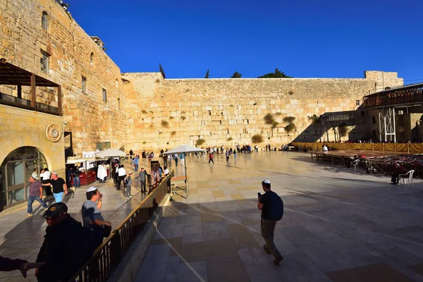 Holy Land Israel Jerusalem Western Wall High Quality Photo — Foto de Stock
