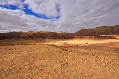 Holy Land of Israel. The Timna Valley. The copper mining of the King Solomon. High quality photo