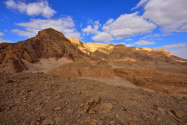 Holy Land of Israel. The Timna Valley. The copper mining of the King Solomon. High quality photo