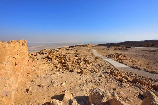 Holy Land of Israel. The Fortress Massada. High quality photo