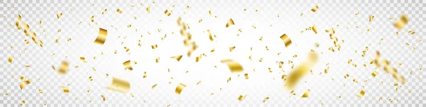 Confetti有很长的背景50.周年庆祝横幅。金光闪闪的意大利面。亮晶晶的金银花.生日宴会的背景。假日设计元素。矢量说明 图库矢量图片