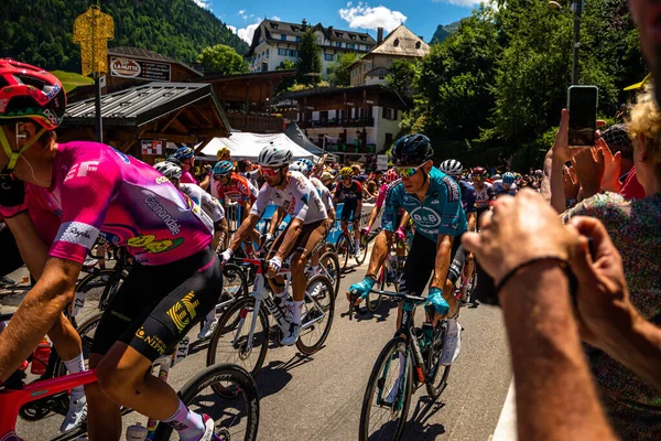 Competitors Spectators Tour France 2022 — 图库照片