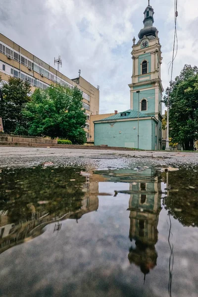 2022 Ukrayna Lviv 2022 Eski Lviv Şehrinin Tarihi Merkezine Doğru — Stok fotoğraf