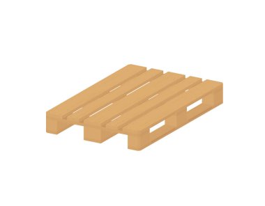 Klasik endüstriyel Avrupa paletleri 800x1200 mm. Beyaz arkaplanda izole. 