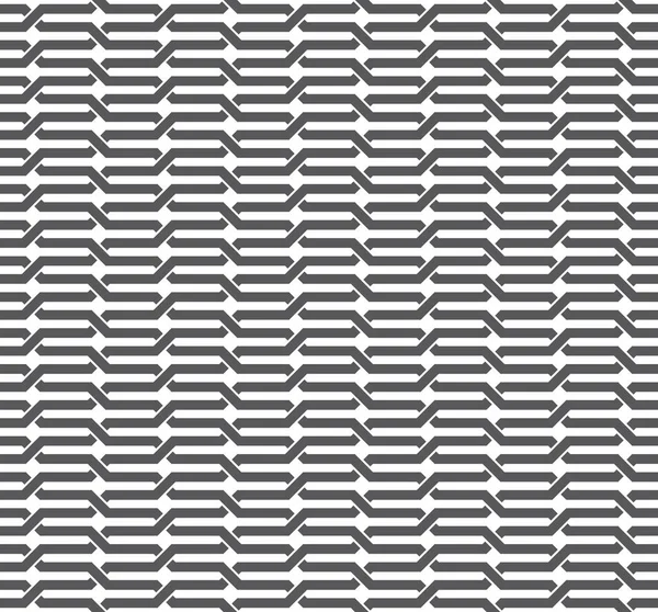 Texture Géométrique Sans Couture Vectorielle Noire — Image vectorielle