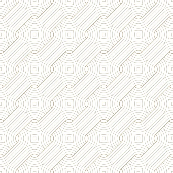 Векторний Діагональний Безшовний Візерунок Сірою Лінією Нескінченна Текстура Білому Тлі — стоковий вектор