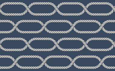 Vektör ipleri, balık ağı, pürüzsüz. Mavi arkaplan