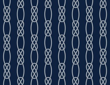 Vektör ipleri, balık ağı, pürüzsüz. Mavi arkaplan