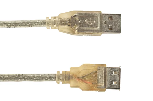 USB connector, transparent — Stock Photo, Image