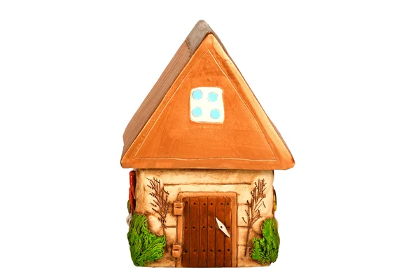 Miniatuur model landhuis (piggy bank) — Stockfoto