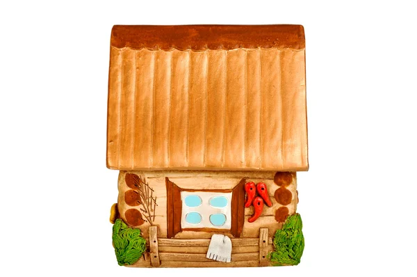Miniatuur model landhuis (piggy bank) — Stockfoto