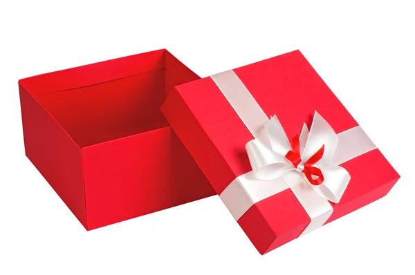 Caja de regalo roja —  Fotos de Stock