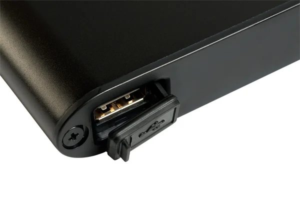 Vattentät, damm-skyddade USB-port — Stockfoto