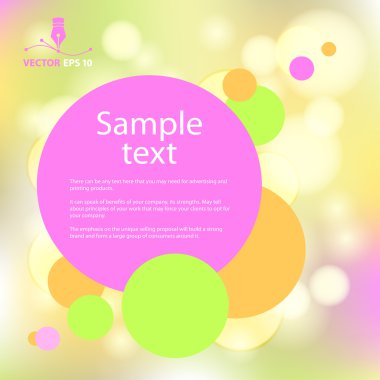 Soyut çember arkaplanı