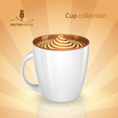 tatlı ile bir fincan