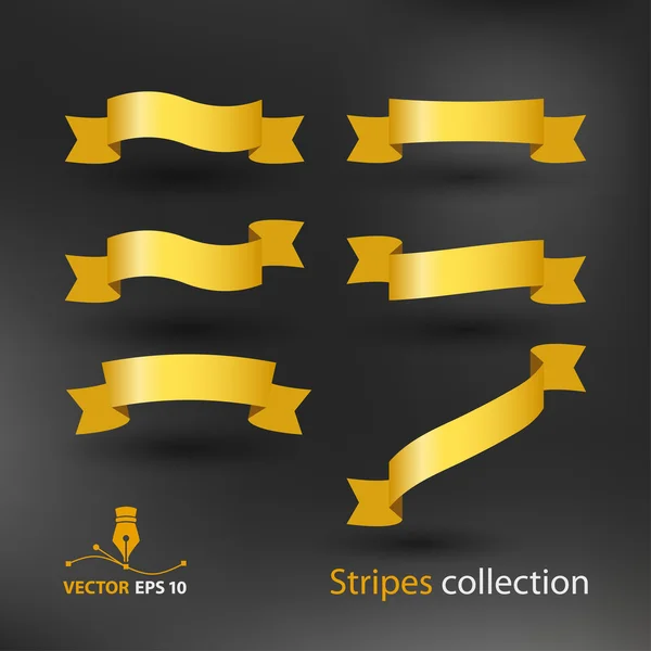 Vector ribbons — Stock Vector