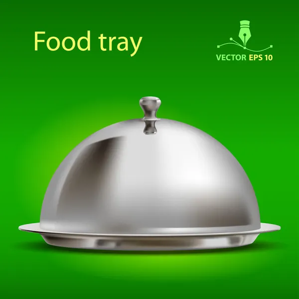Food tray — Stock Vector