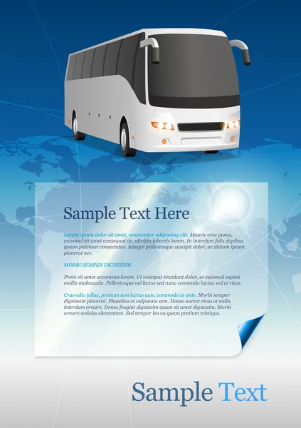 Bus touristique — Image vectorielle