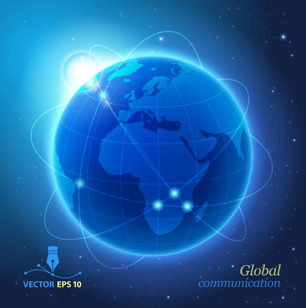 Communication globale — Image vectorielle