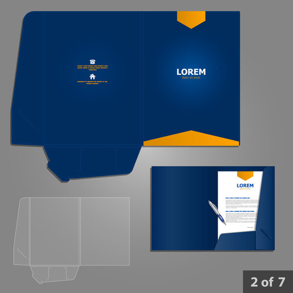 шаблон папок для компании