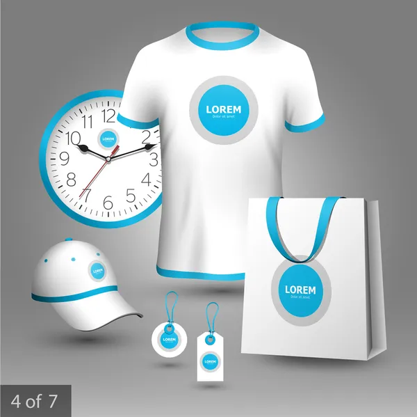 Promotionele souvenirs ontwerp voor bedrijf — Stockvector