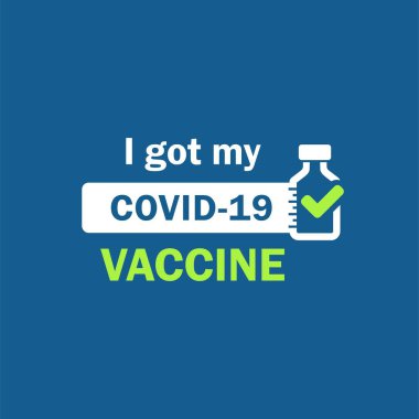 Covid-19 aşımı, aşı çıkartması şablonumu aldım.