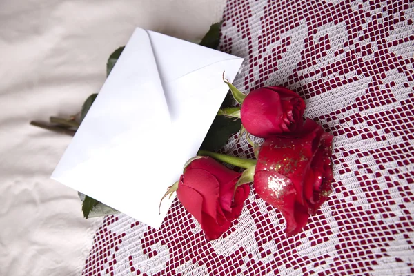 Romantický dopis — Stock fotografie