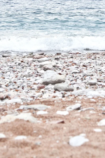 Meereswelle, Sand am Strand — Stockfoto