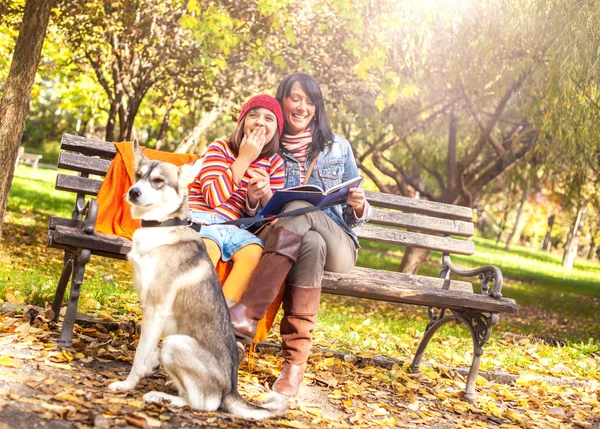 Parkta Güzel Sonbahar Günü — Stok fotoğraf