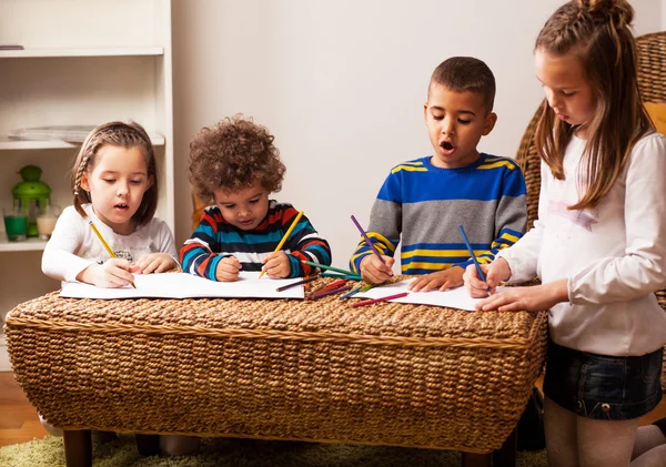 Mixed race kids — Stock Photo, Image